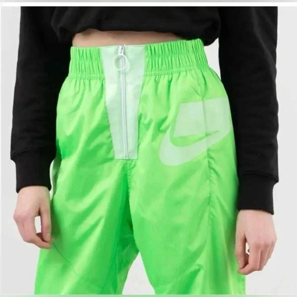 Nike Sportswear Green Zip-Front  Highlight Active Track Pants Size XL - Picture 3 of 12